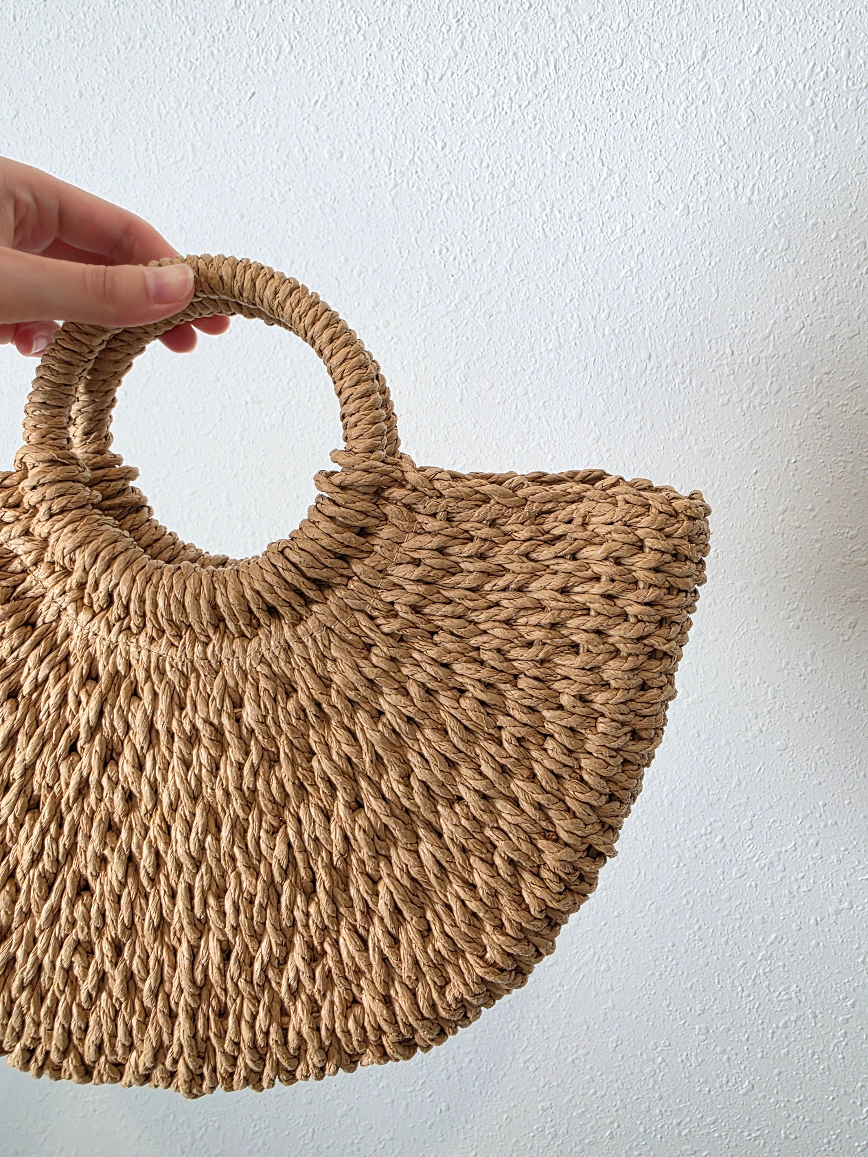 Small Raffia Beachy Handbag