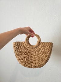 Small Raffia Beachy Handbag