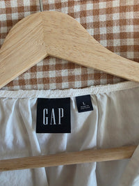 Gap Puff Sleeve Cotton Top (L)