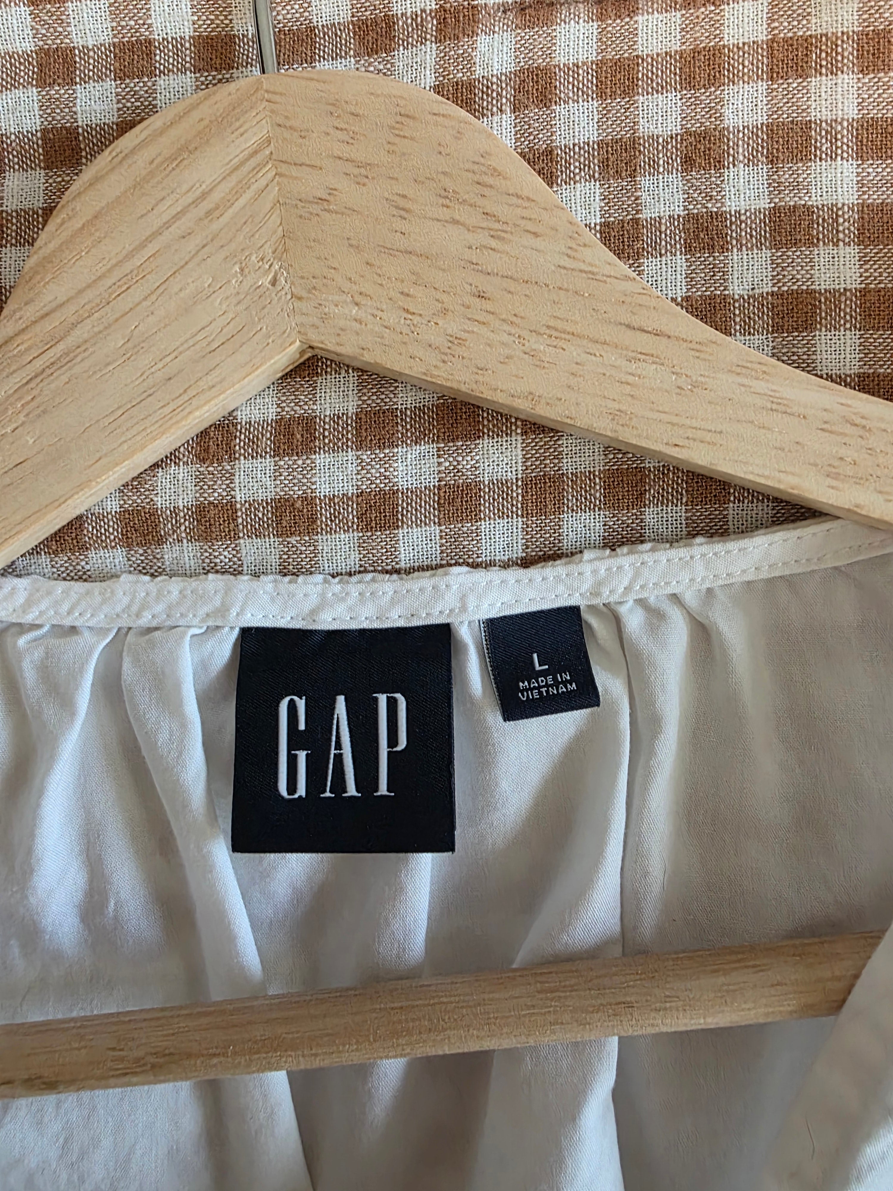 Gap Puff Sleeve Cotton Top (L)