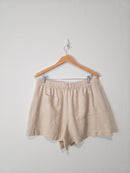Gap Linen Blend Pull On Shorts (L)