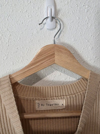 By Together Ribbed Crewneck Tank (M)