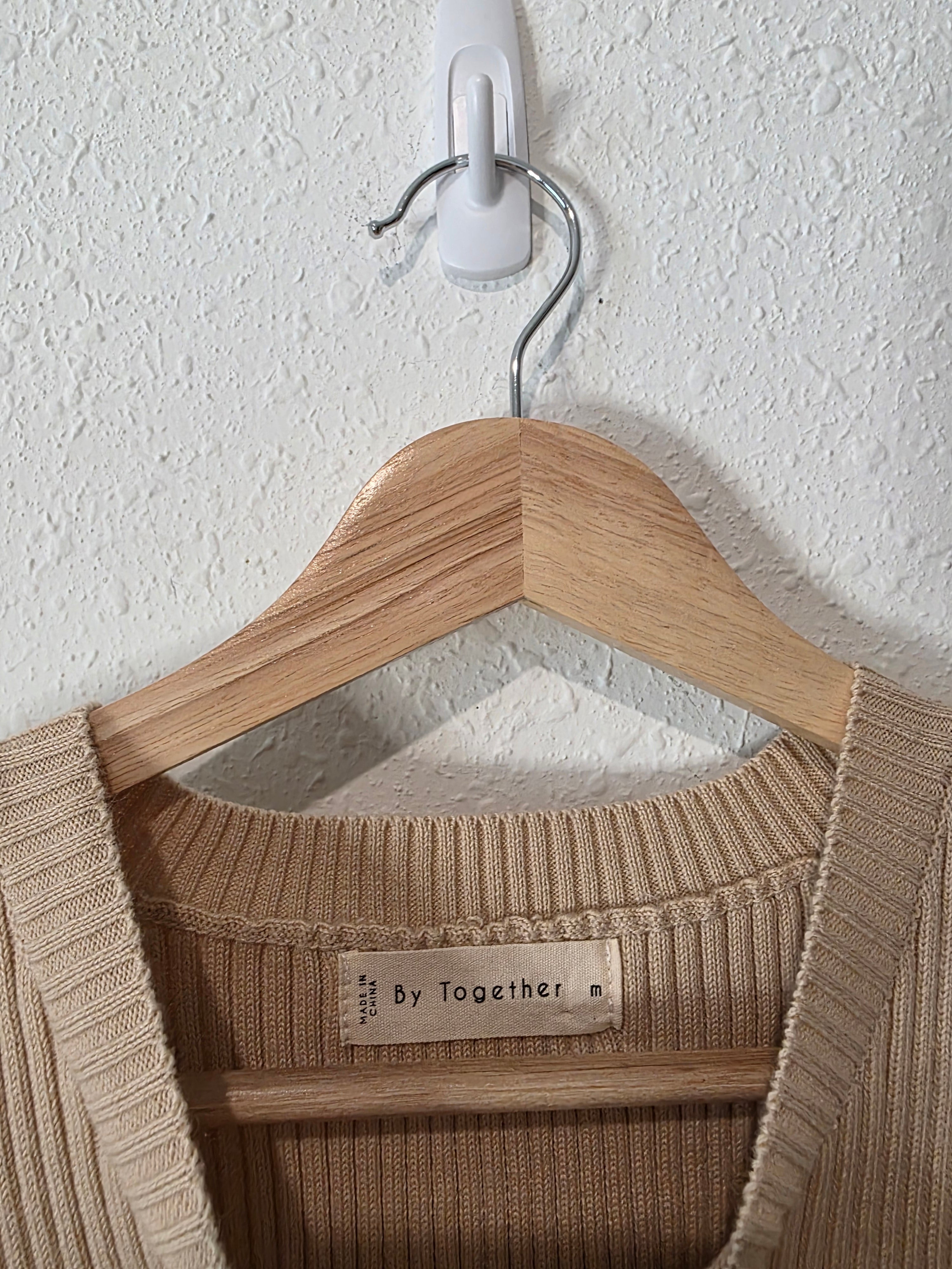 By Together Ribbed Crewneck Tank (M)