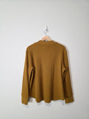 Madewell Mustard Waffle Tee (L)