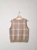 Z Supply Neutral Checkered Vest (S)