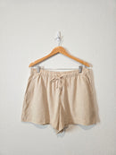 Gap Linen Blend Pull On Shorts (L)