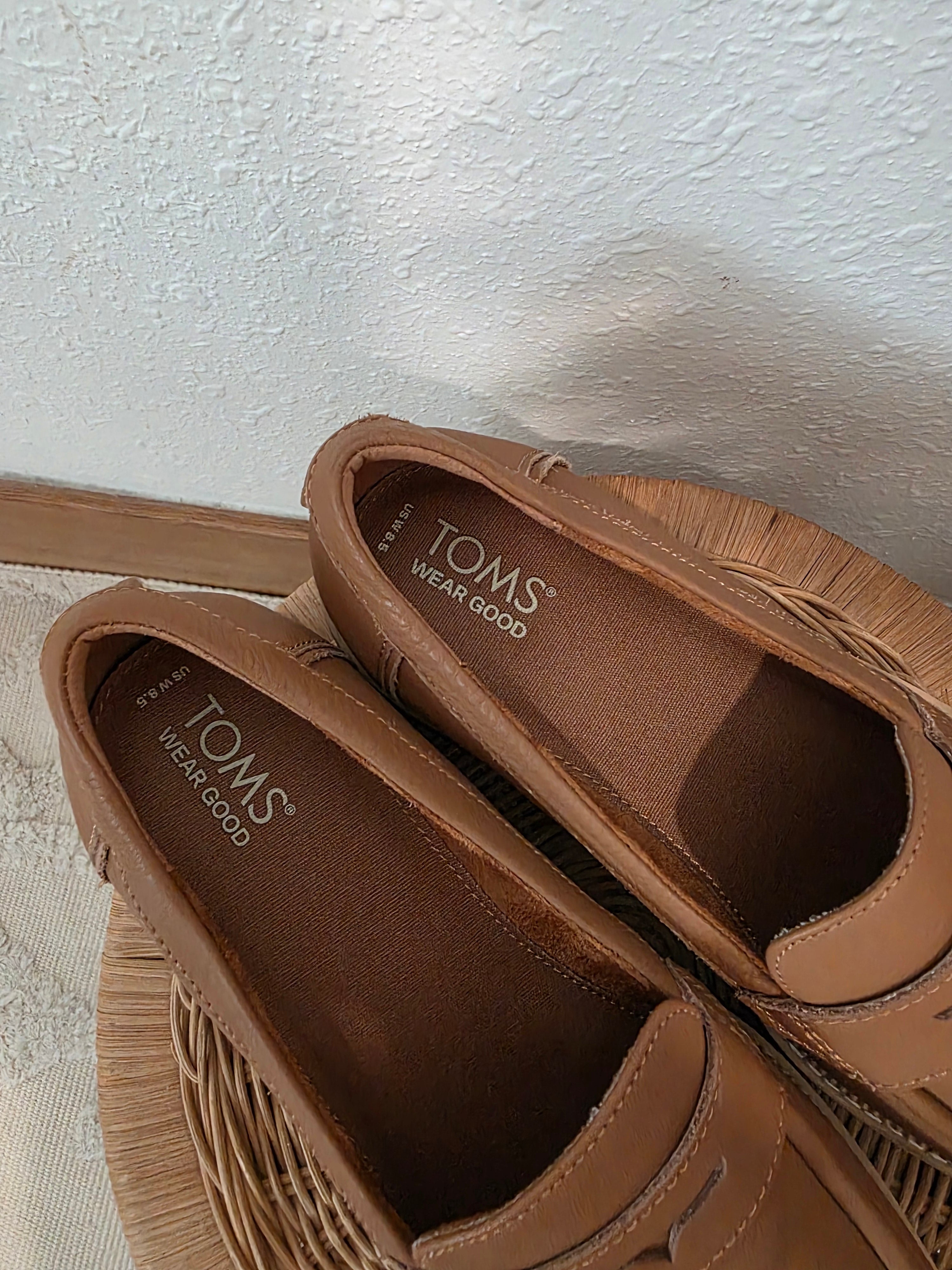 Toms Chunky Leather Loafers (8.5)