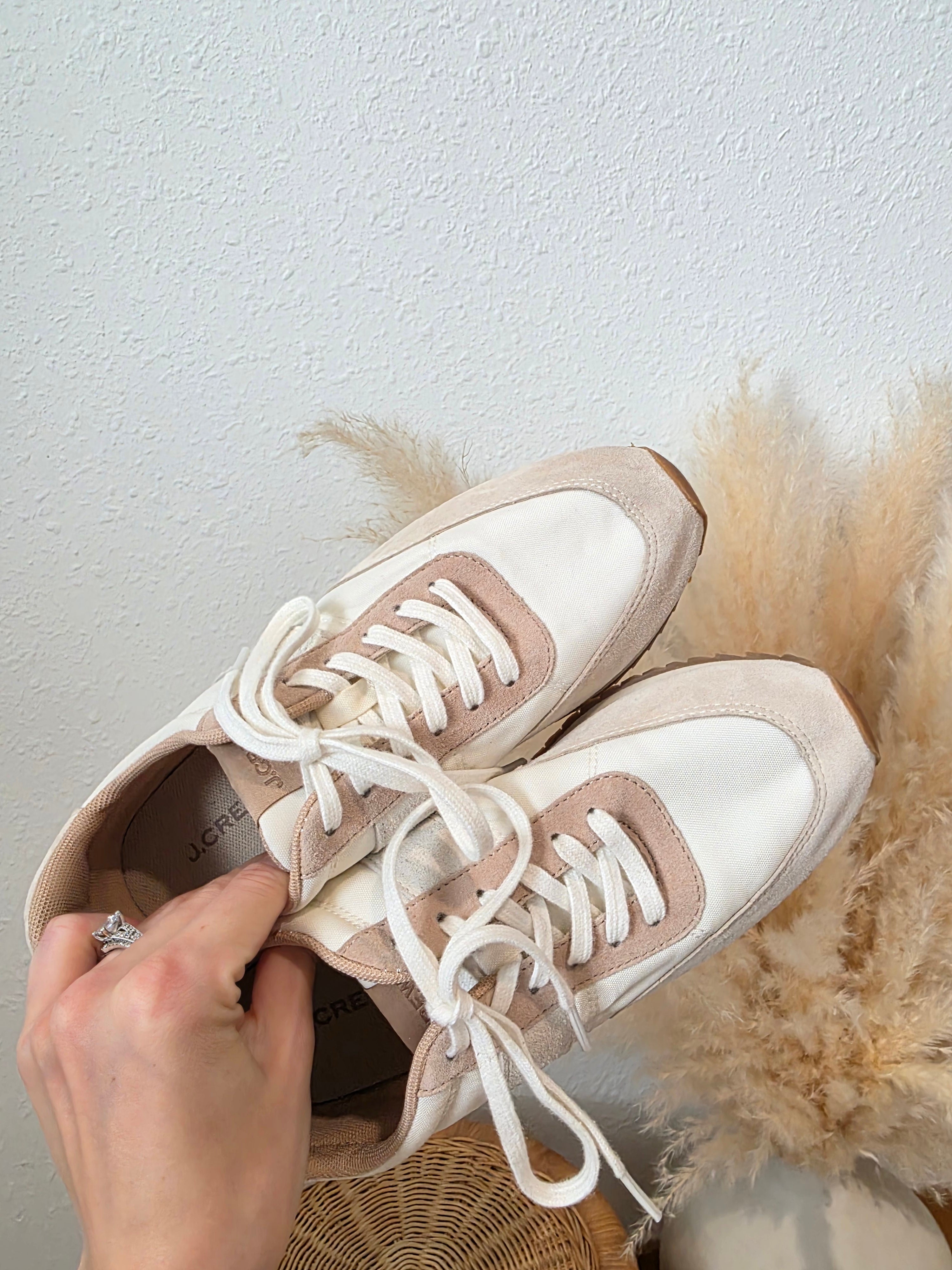J.Crew Neutral Sneakers (7.5)