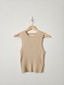 By Together Ribbed Crewneck Tank (M)