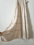 Quince Smocked Linen Midi Dress (XL)