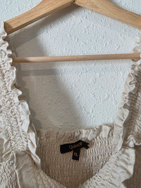 Quince Smocked Linen Midi Dress (XL)