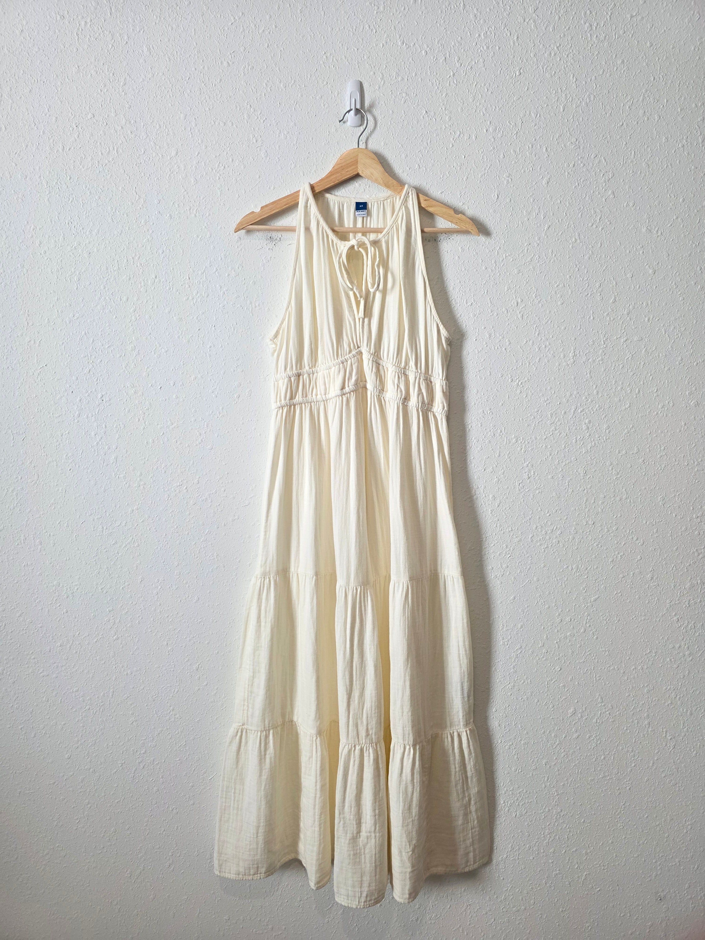 Cotton Gauze Maxi Dress (XS)