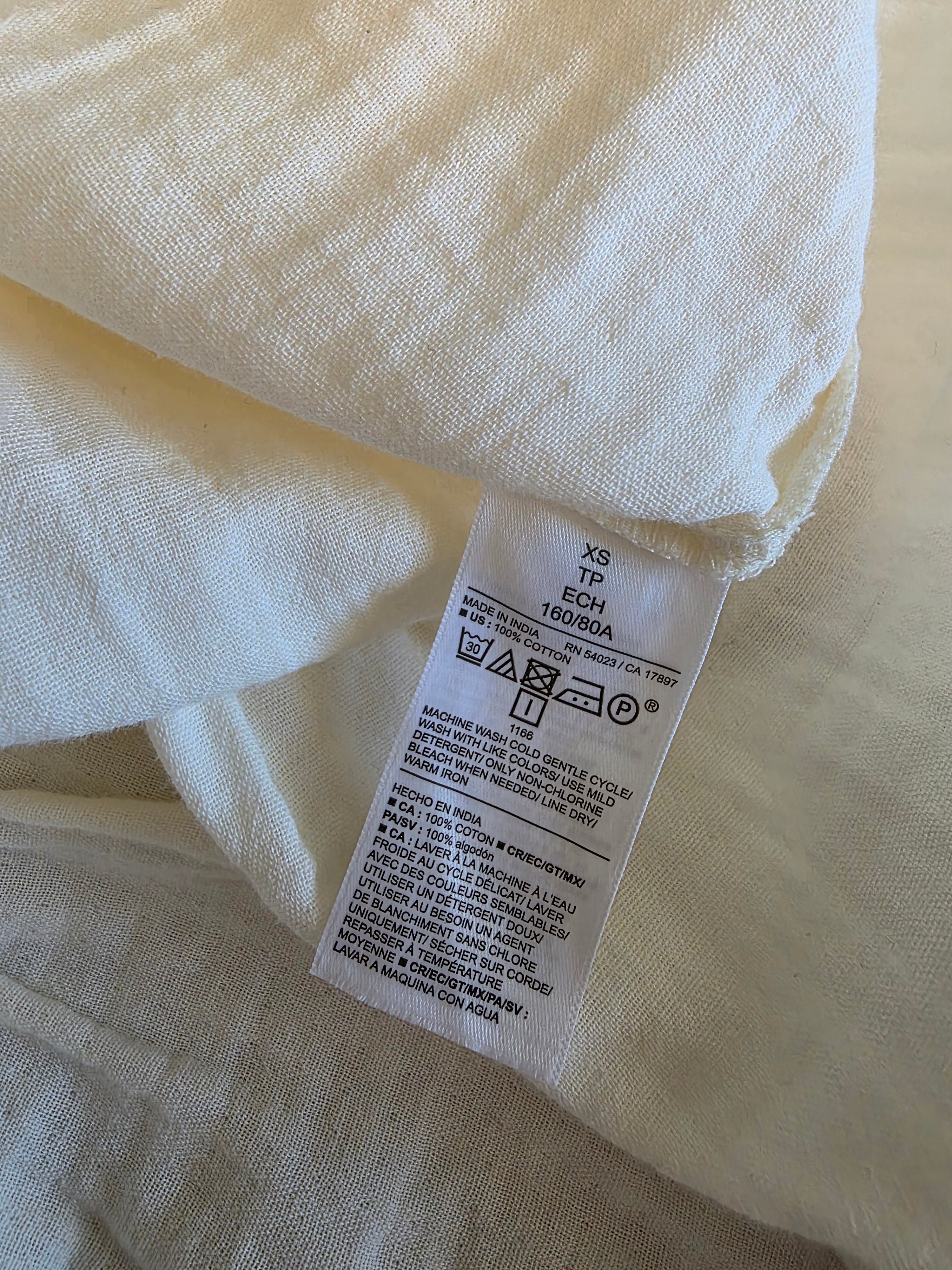 Cotton Gauze Maxi Dress (XS)