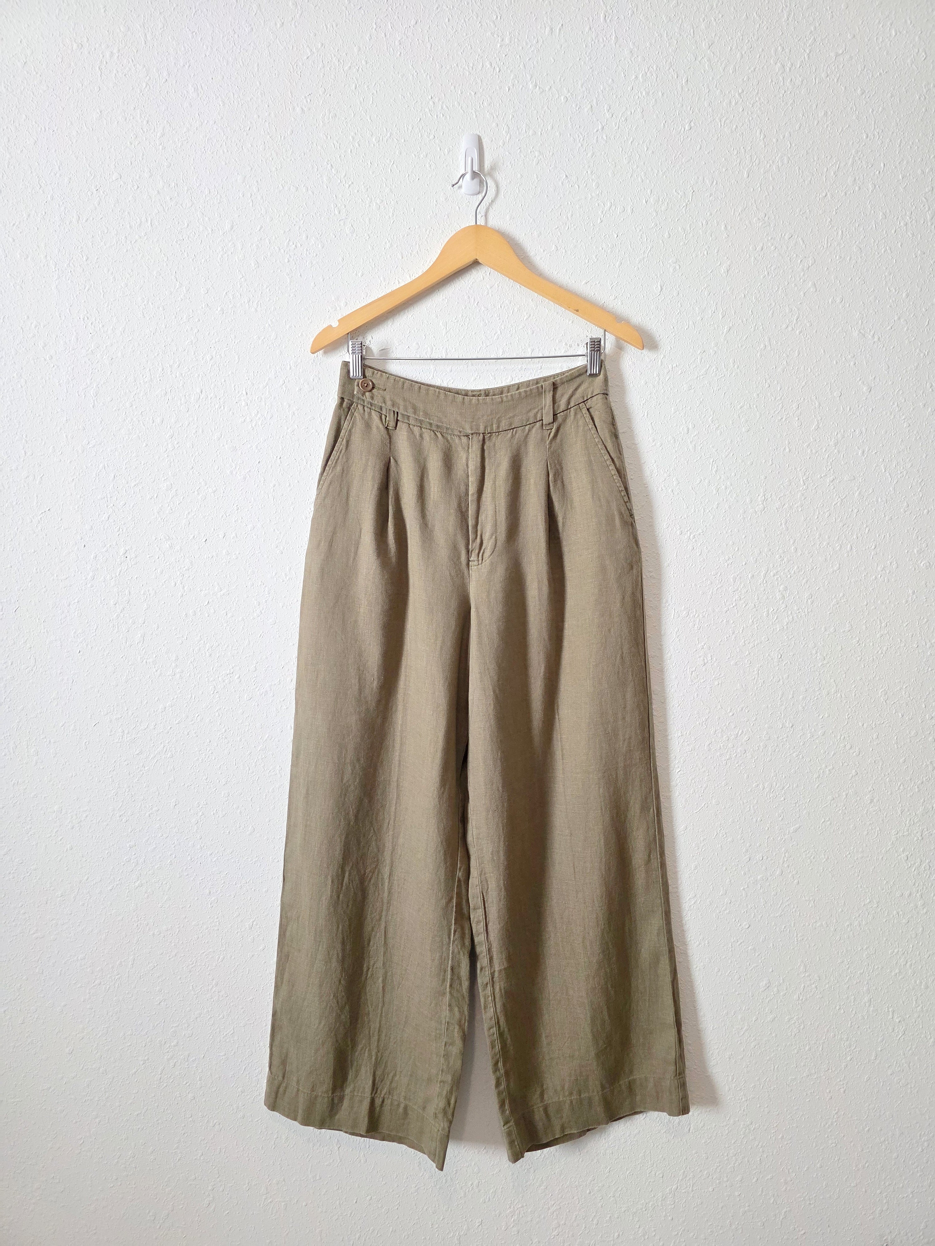 Madewell Harlow Wide Leg Linen Pants (4)
