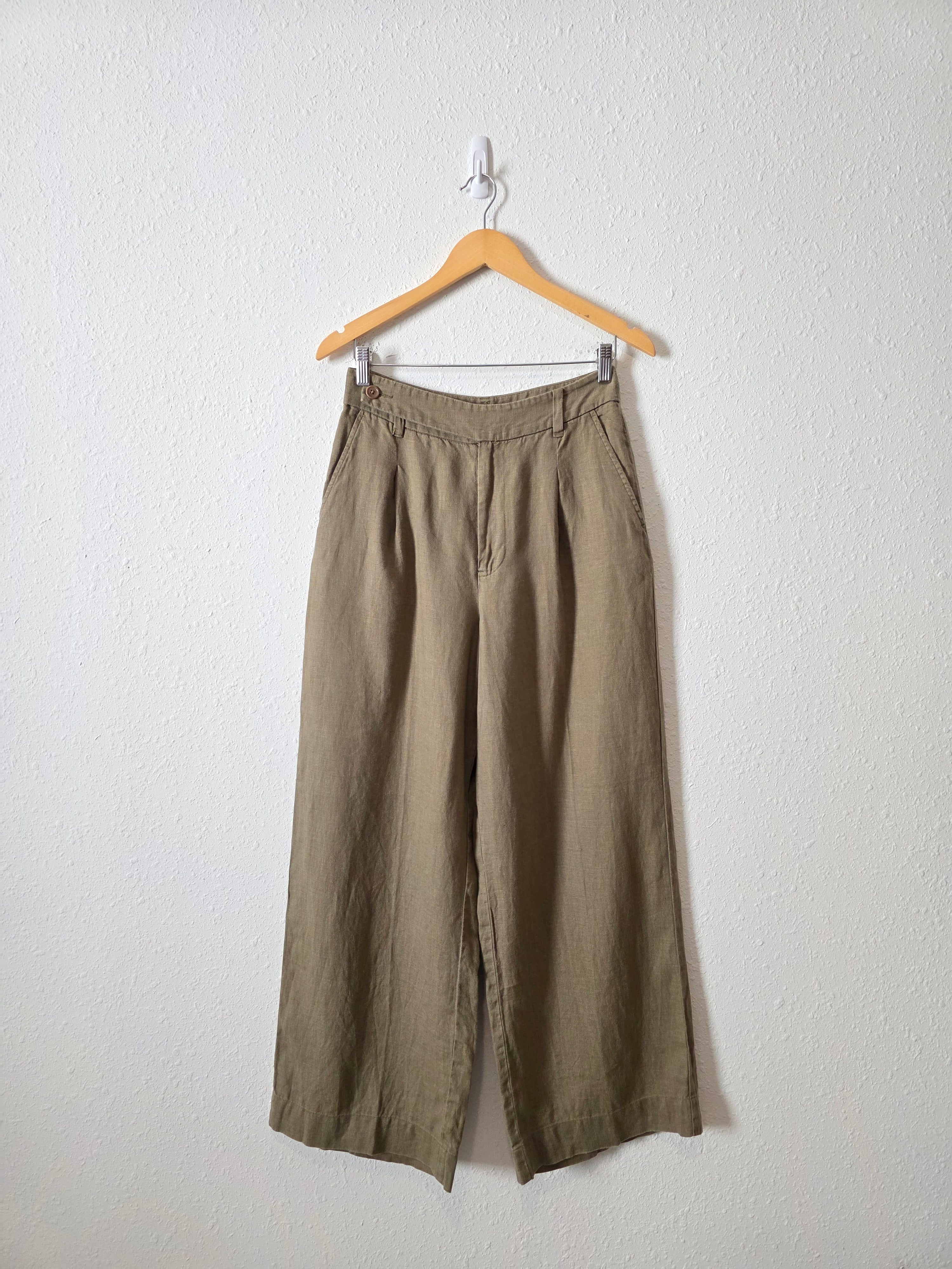 Madewell Harlow Wide Leg Linen Pants (4)