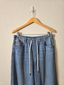 NEW Hidden Wide Leg Drawstring Jeans (26)