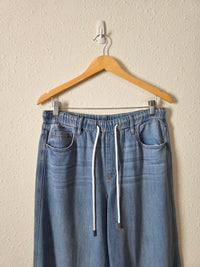 NEW Hidden Wide Leg Drawstring Jeans (26)