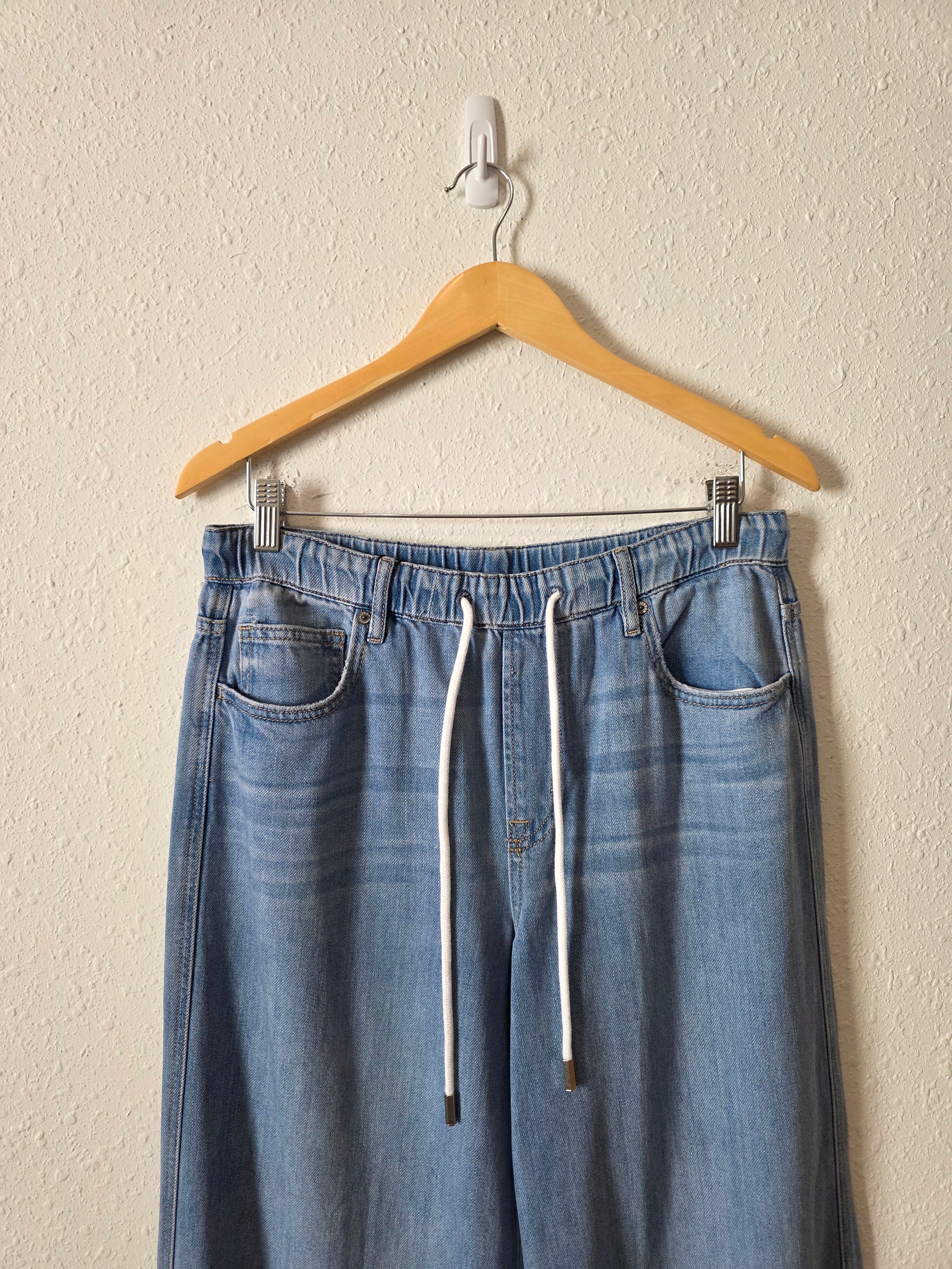 NEW Hidden Wide Leg Drawstring Jeans (26)