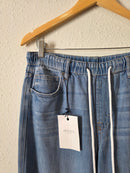 NEW Hidden Wide Leg Drawstring Jeans (26)
