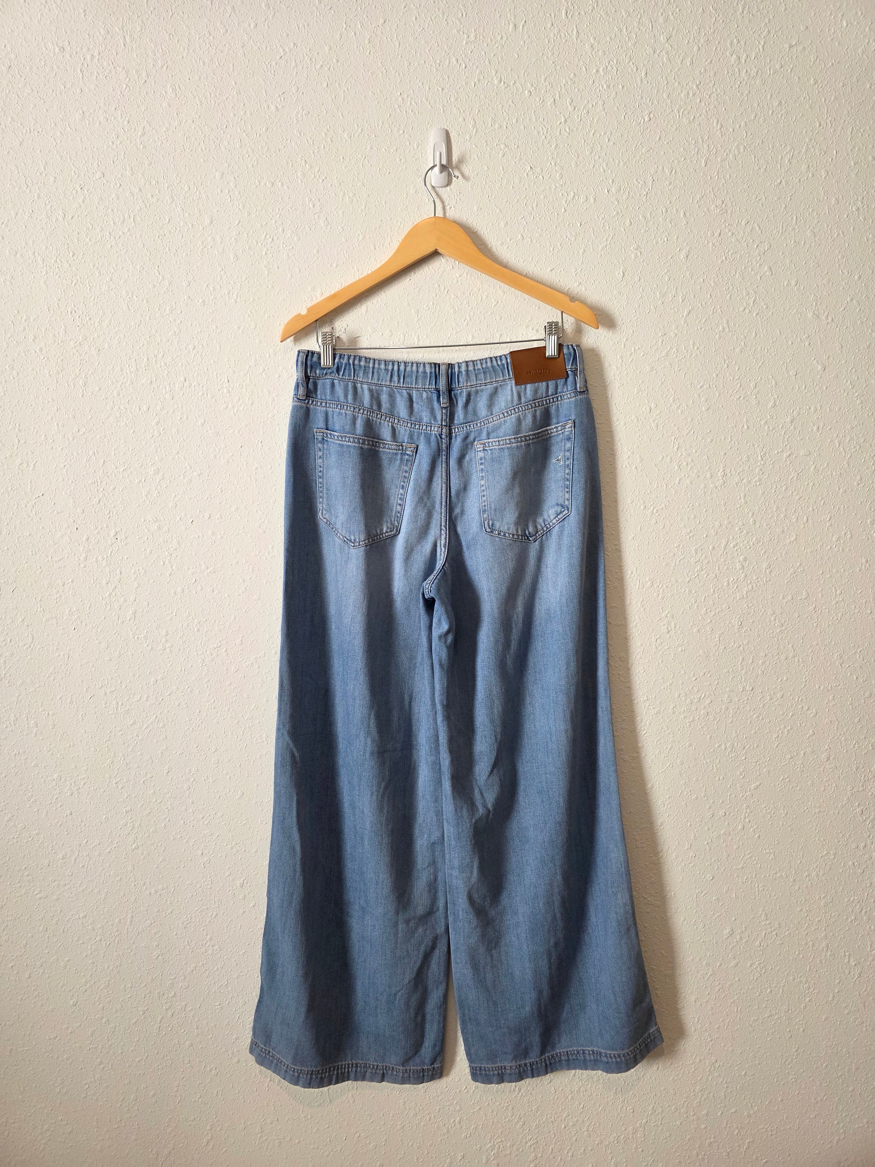 NEW Hidden Wide Leg Drawstring Jeans (26)