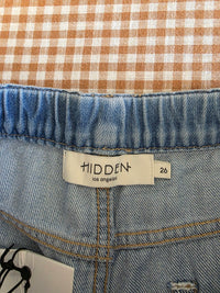 NEW Hidden Wide Leg Drawstring Jeans (26)