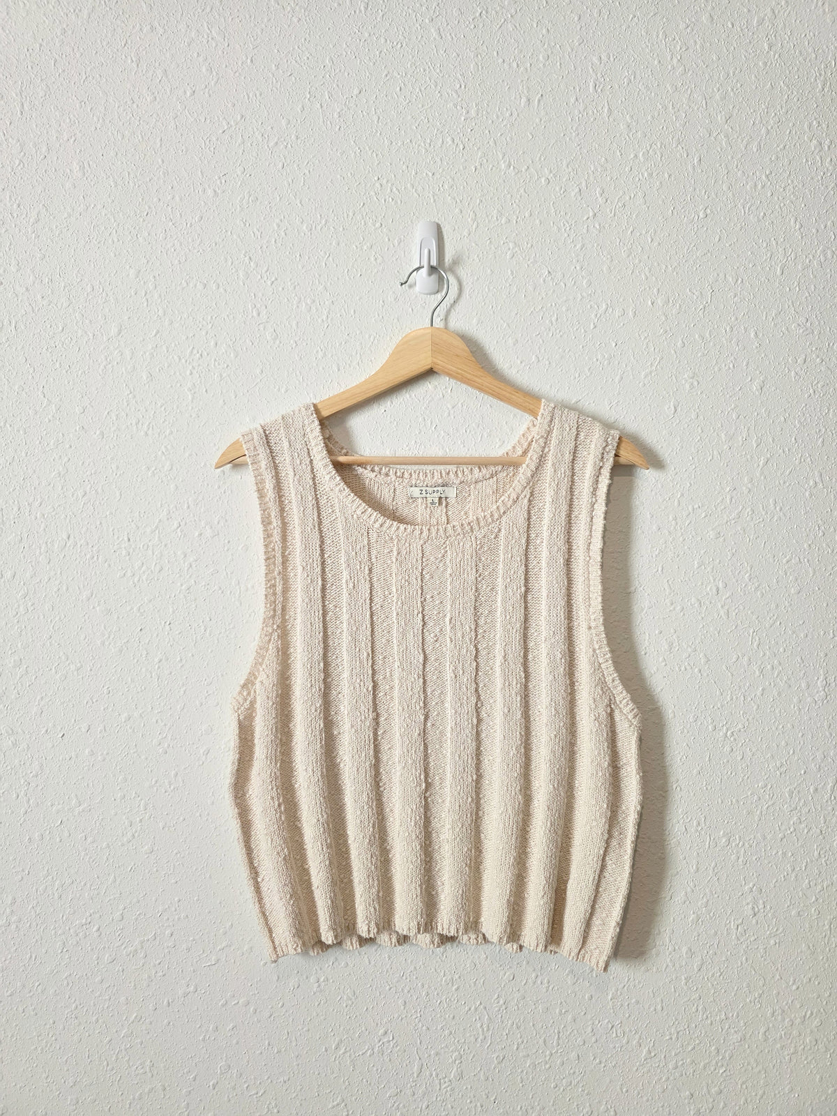 Z Supply Textured Knit Tank (L)