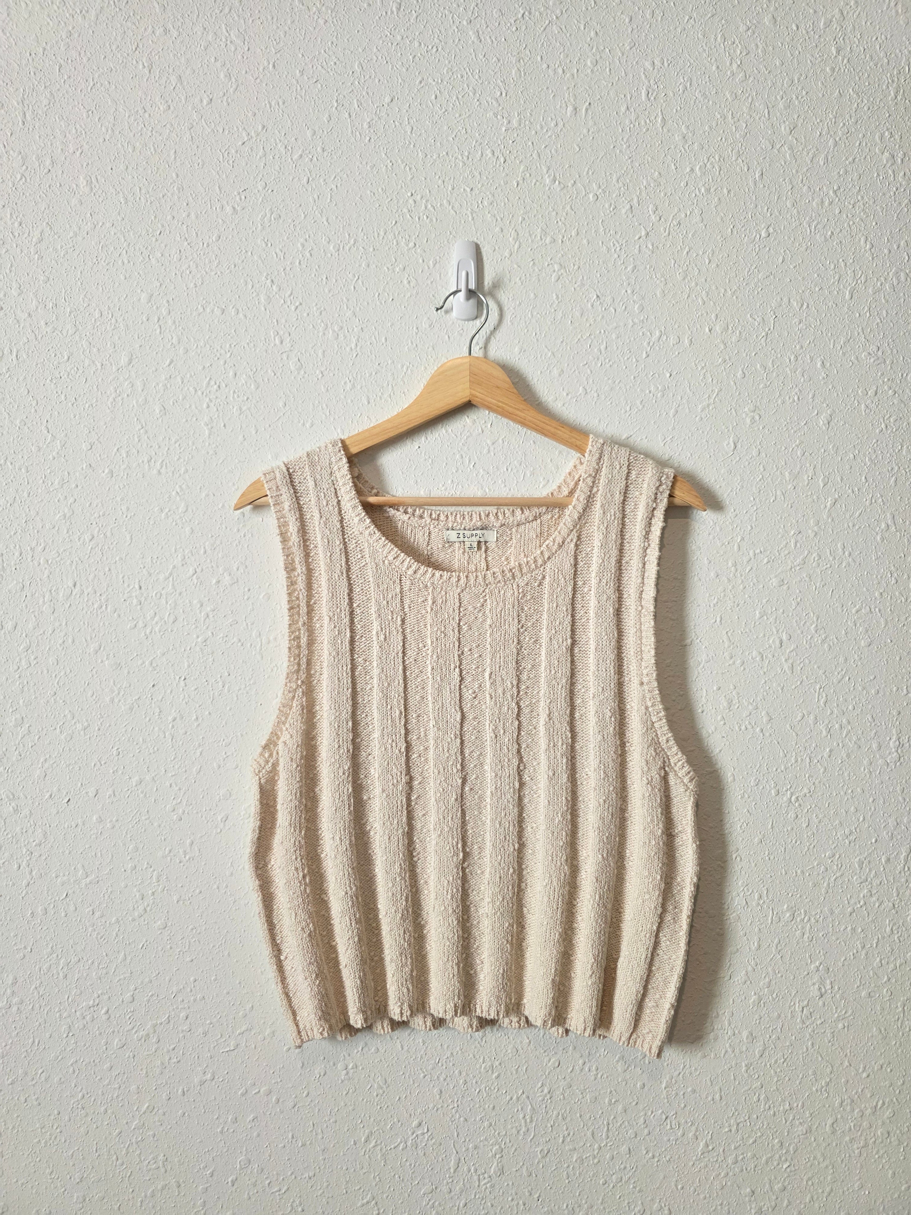 Z Supply Textured Knit Tank (L)