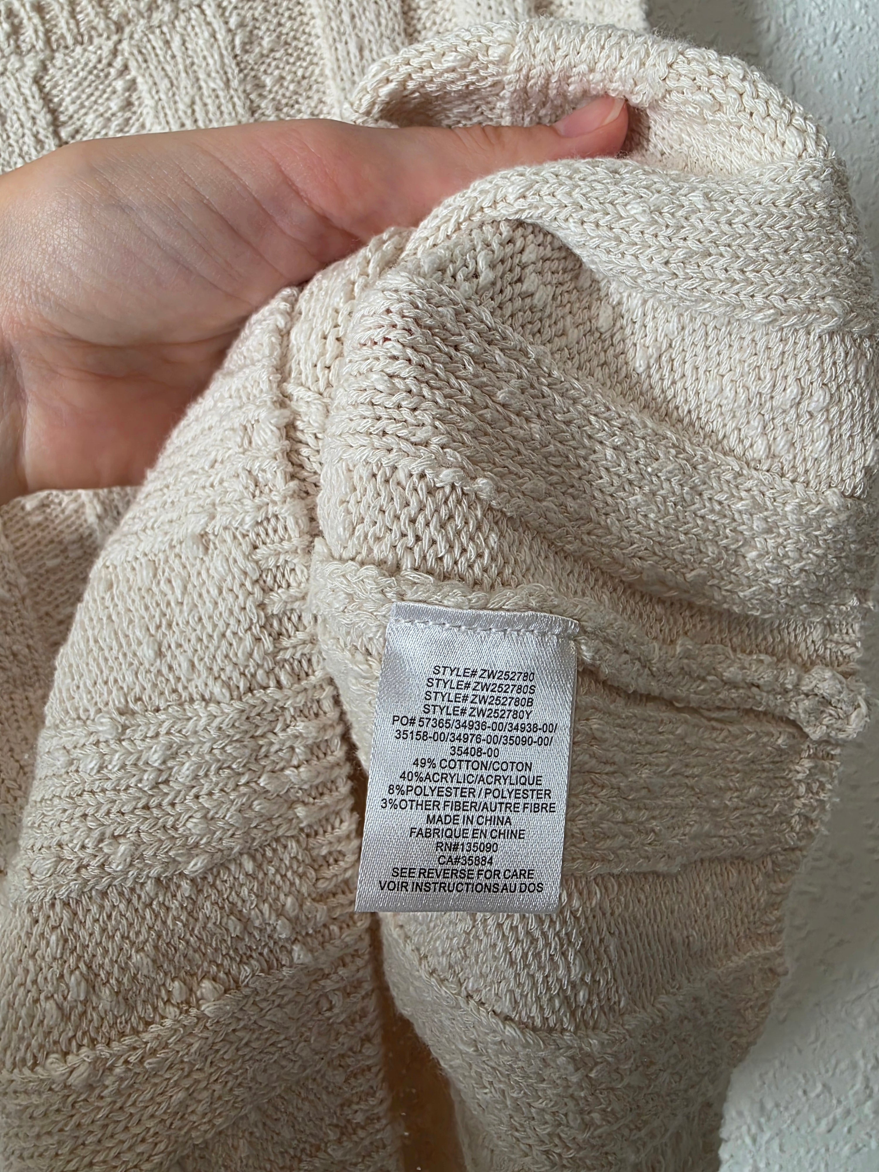Z Supply Textured Knit Tank (L)