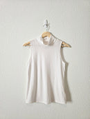 Anthropologie Mockneck Cotton Tank (S)