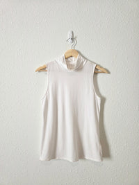 Anthropologie Mockneck Cotton Tank (S)