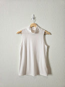 Anthropologie Mockneck Cotton Tank (S)