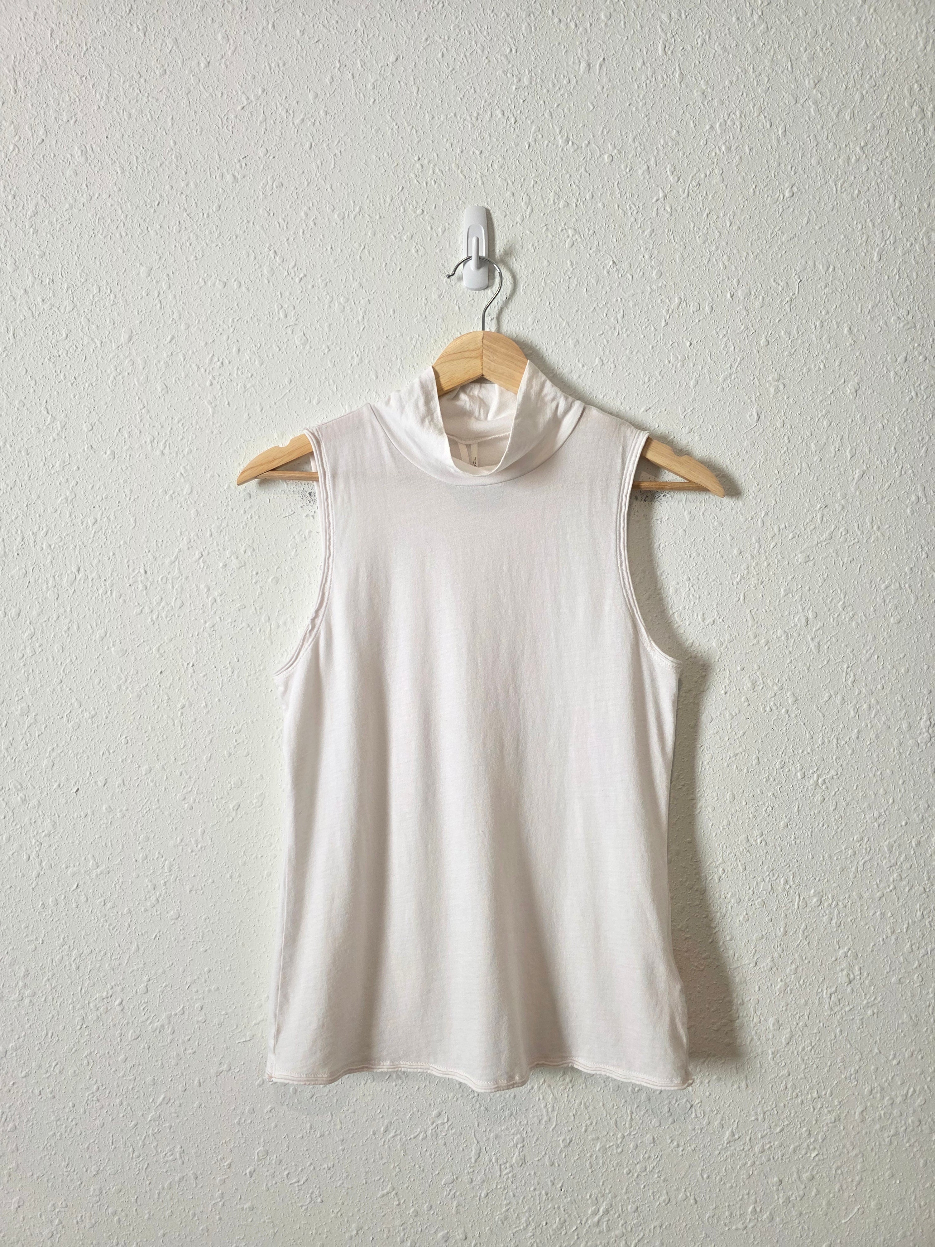 Anthropologie Mockneck Cotton Tank (S)