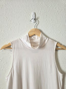 Anthropologie Mockneck Cotton Tank (S)