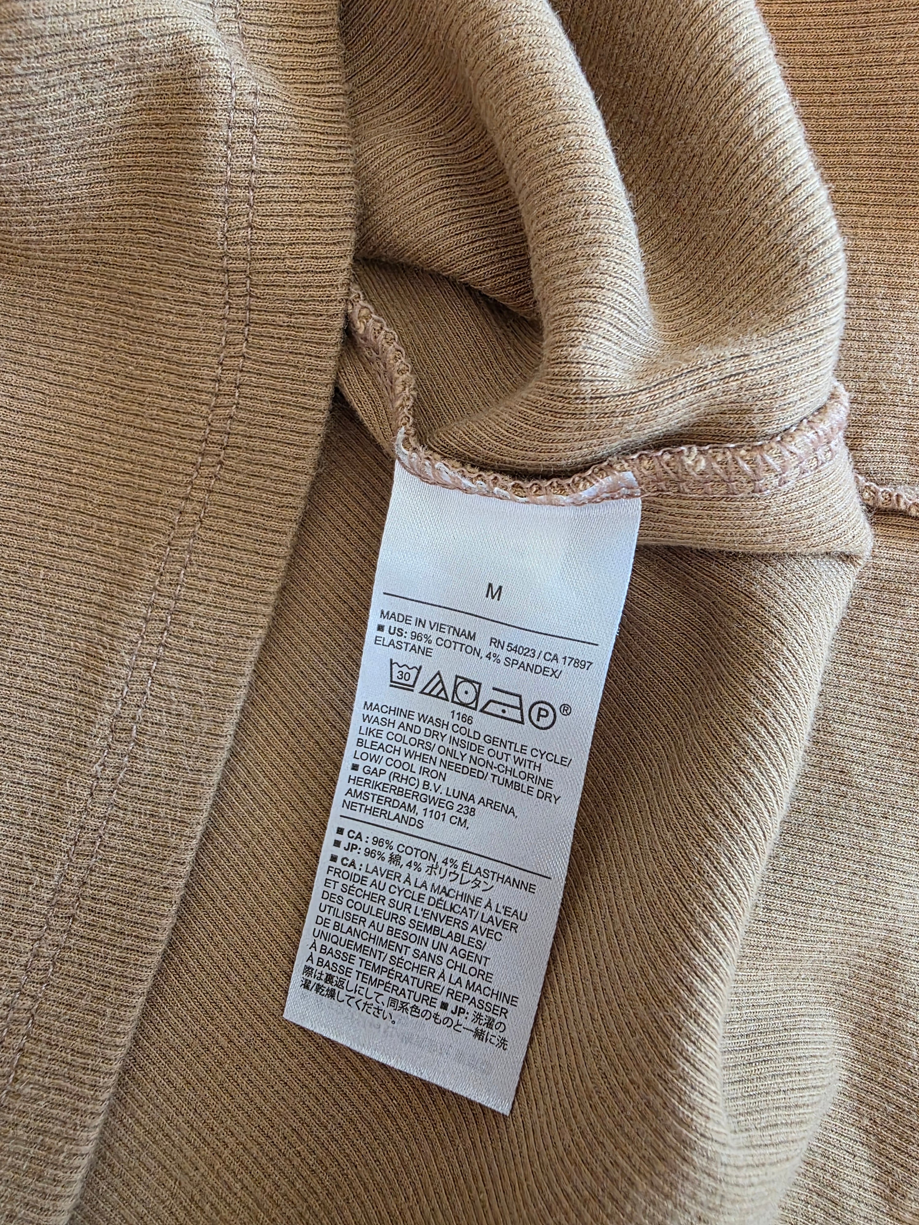 Banana Republic Boxy Ribbed Top (M)