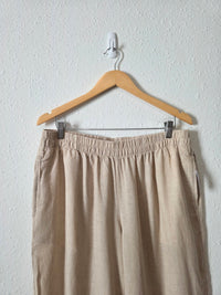 NEW Wide Leg Linen Blend Pants (LP)