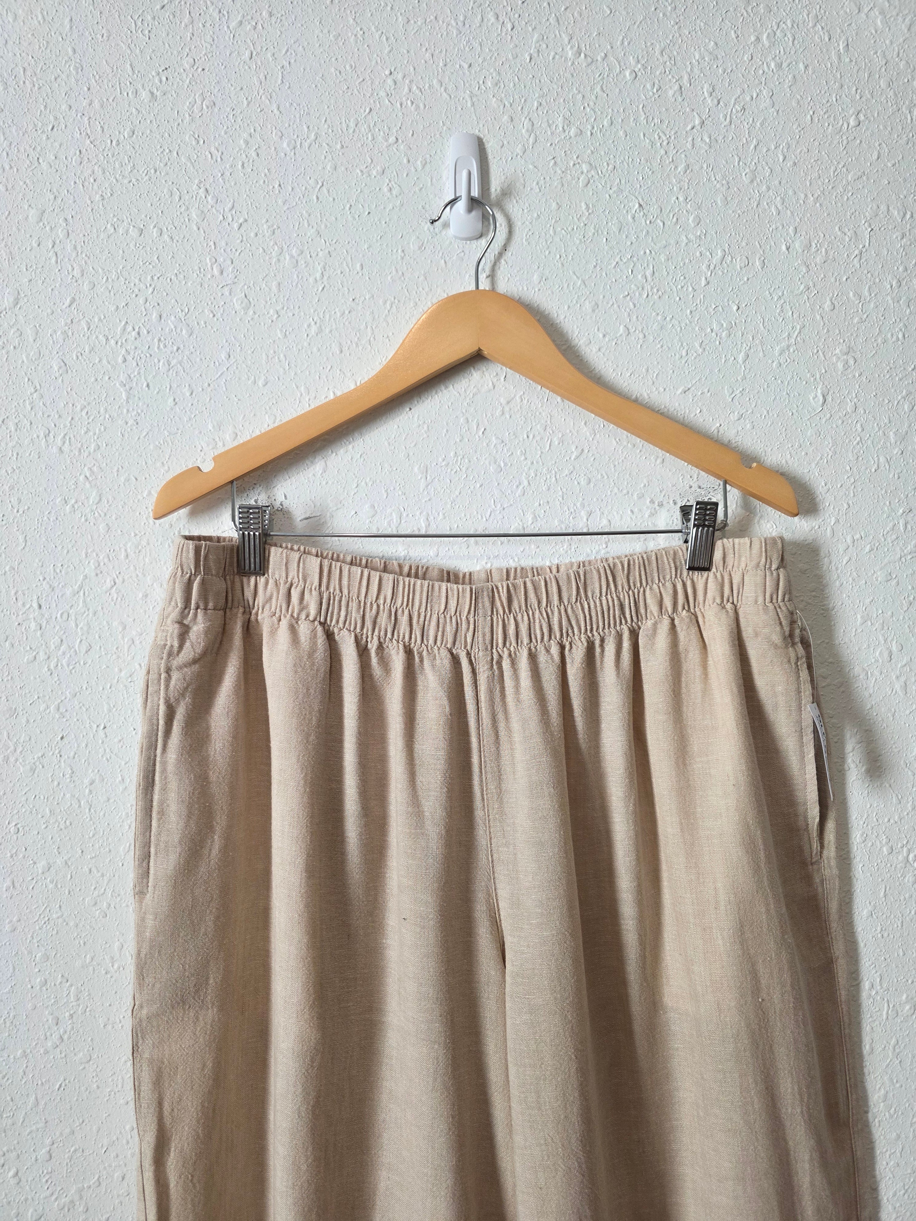 NEW Wide Leg Linen Blend Pants (LP)