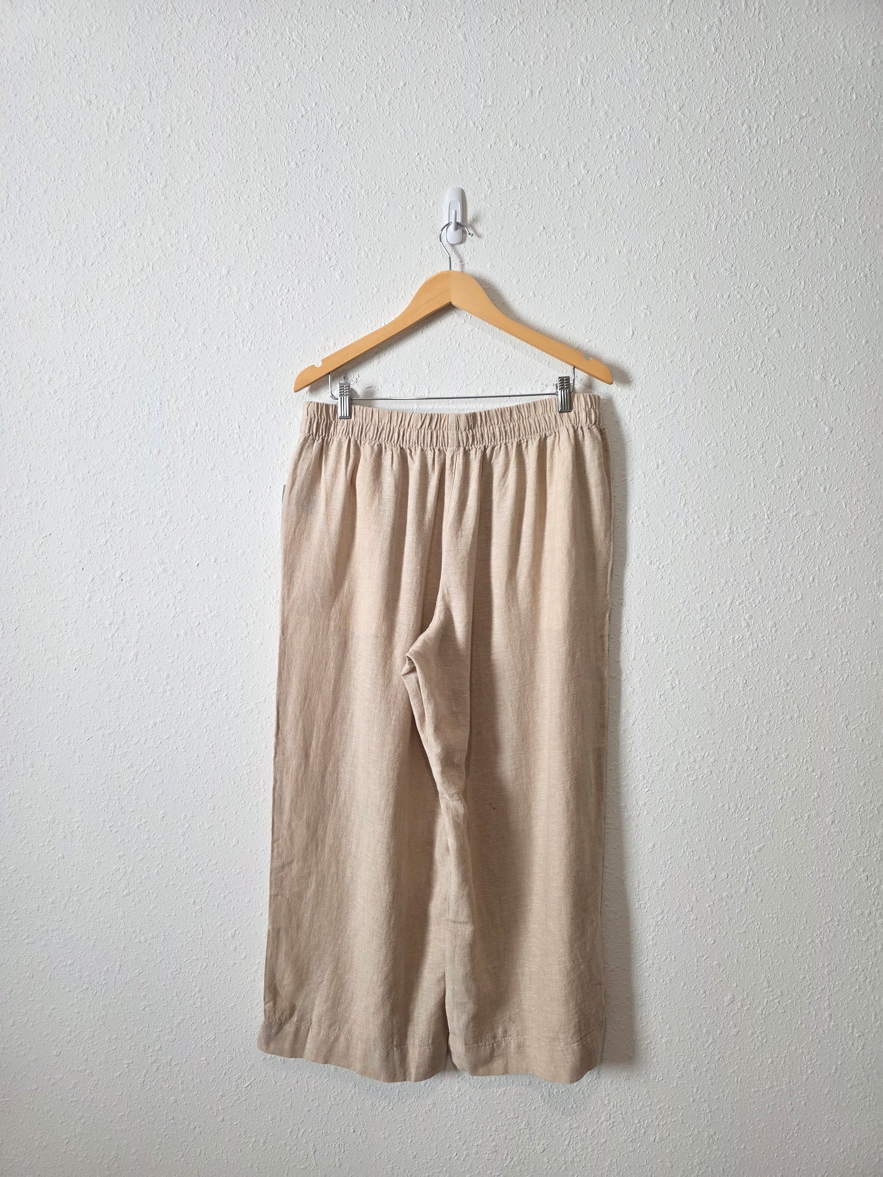 NEW Wide Leg Linen Blend Pants (LP)