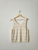 Gap Crochet Cotton Tank (L)