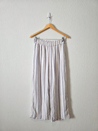 Abercrombie Wide Leg Striped Pants (M)