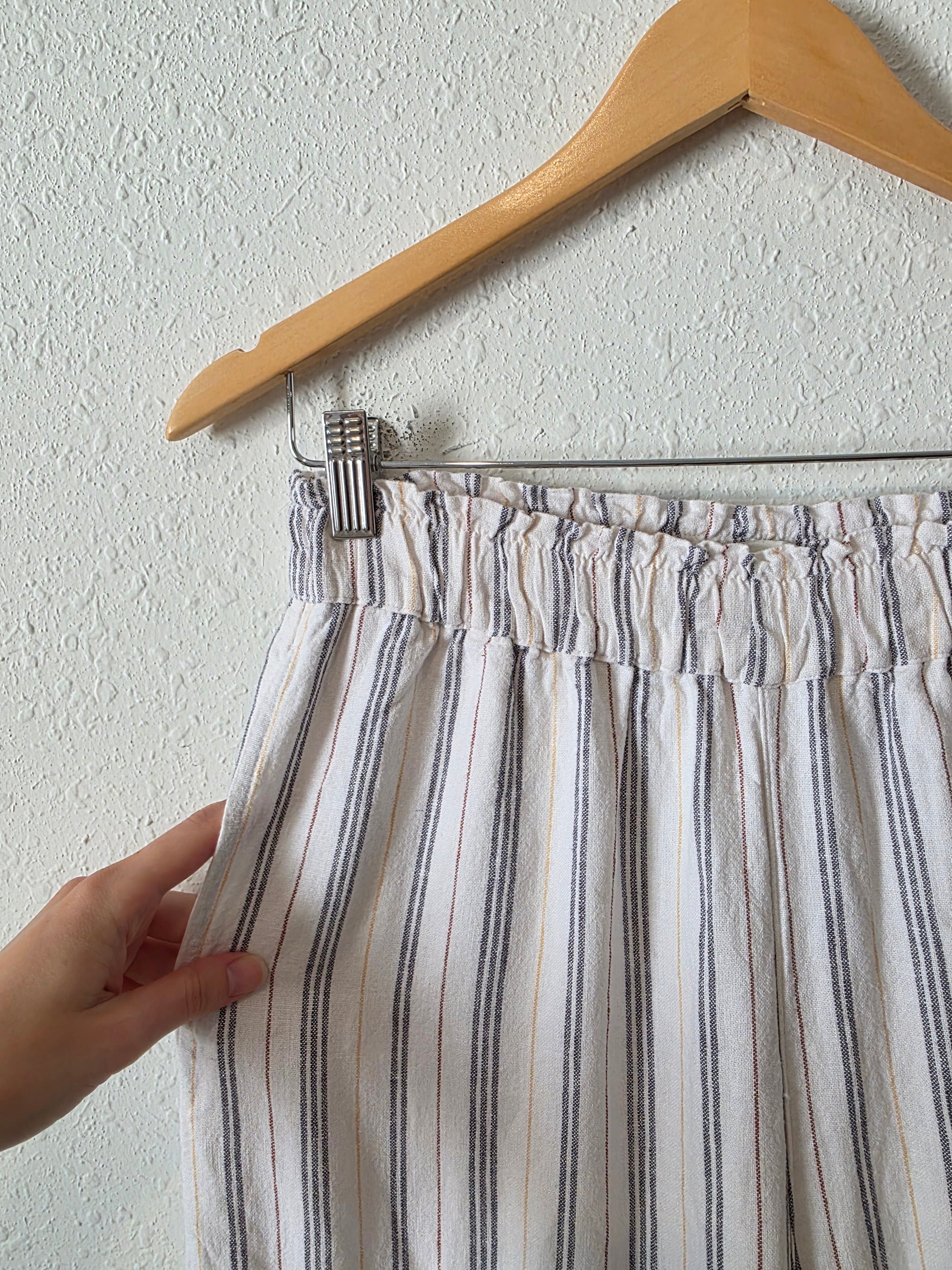 Abercrombie Wide Leg Striped Pants (M)