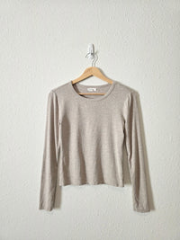 Z Supply Long Sleeve Crewneck Tee (S)
