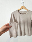Z Supply Long Sleeve Crewneck Tee (S)