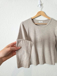 Z Supply Long Sleeve Crewneck Tee (S)
