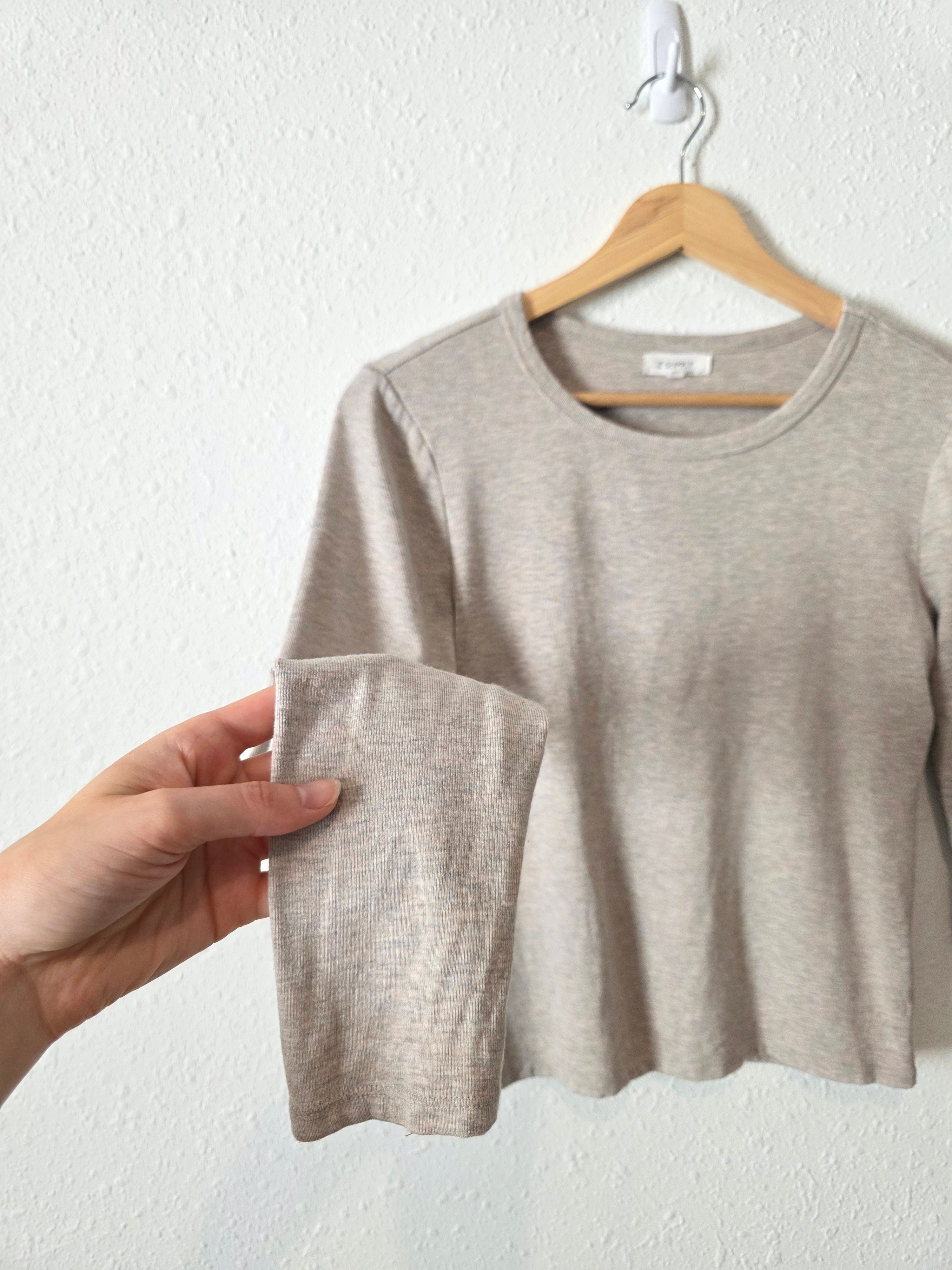 Z Supply Long Sleeve Crewneck Tee (S)