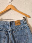 Vintage Lee Relaxed Denim Shorts (27/28)
