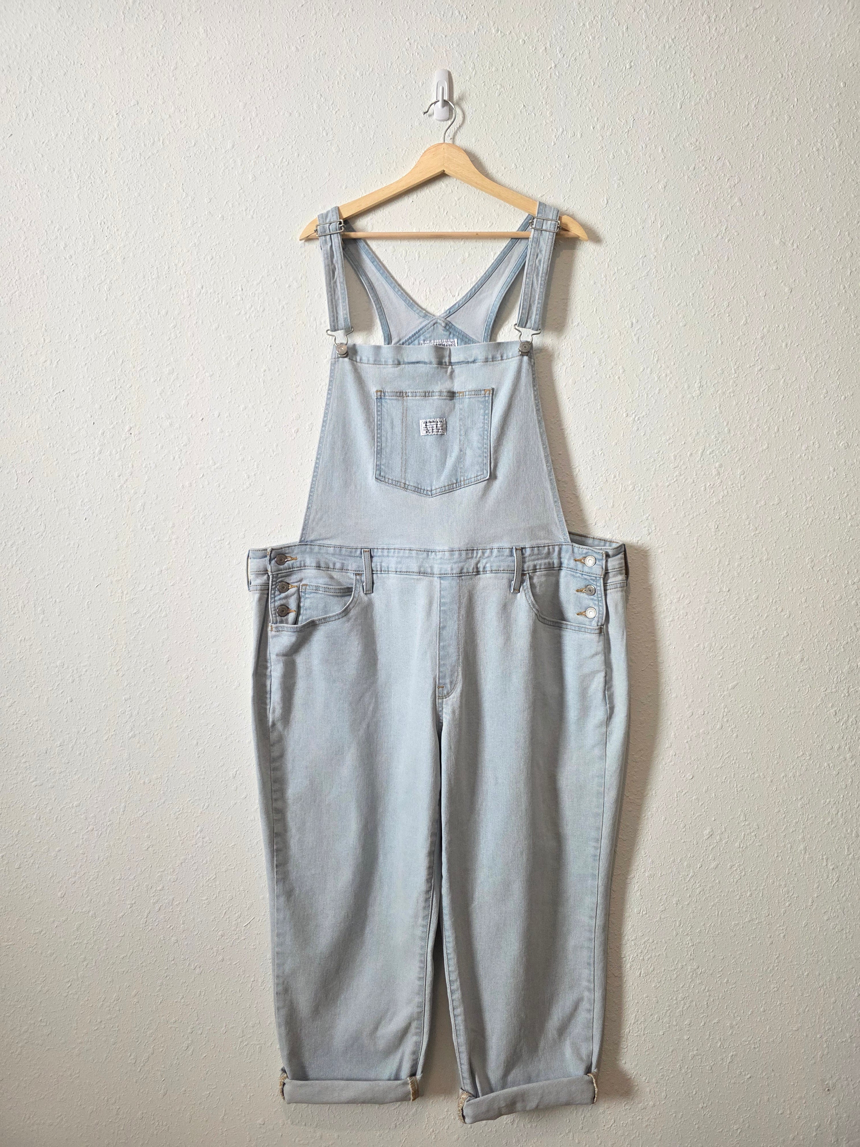 Levi's Light Wash Denim Overalls (24W)
