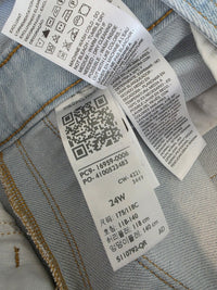 Levi's Light Wash Denim Overalls (24W)