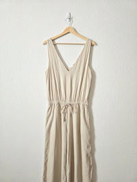 Splendid Wide Leg Linen Jumpsuit (S)