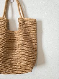 Raffia Straw Beach Bag