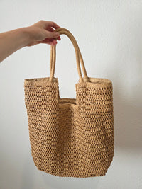 Raffia Straw Beach Bag